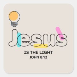 Jezus is de lichte Sticker