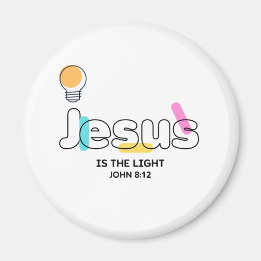 Jezus is de lichtmagneet magneet (Voorkant)