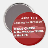 Jezus is de manier om het aan te passen magneet (Voorkant / Achterkant)