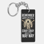 Jezus is de manier waarop met Kerstmis de gelovige Sleutelhanger (Voorkant Links)