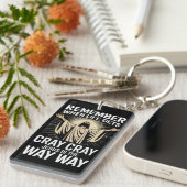 Jezus is de manier waarop met Kerstmis de gelovige Sleutelhanger (Voorkant Rechts)