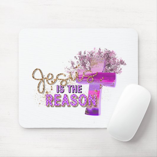 Jezus is de Reason Christelijke Muismat (Met muis)