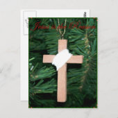 Jezus is de Reason Cross Briefkaart (Voorkant / Achterkant)