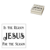 Jezus is de Reason kerstinkstempel Rubberstempel (Gestempeld)