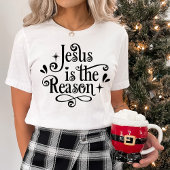 Jezus is de Reason Kerstmis T-shirt