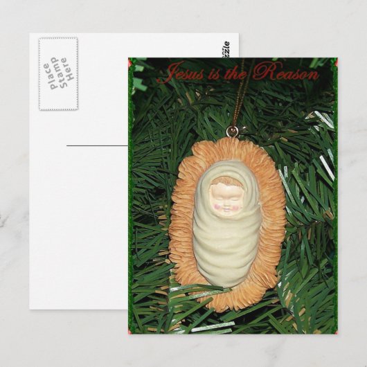 Jezus is de reden briefkaart (Voorkant / Achterkant)