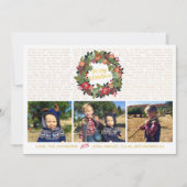 Jezus is de Reden Christelijke Kerst Kaart (Voorkant)