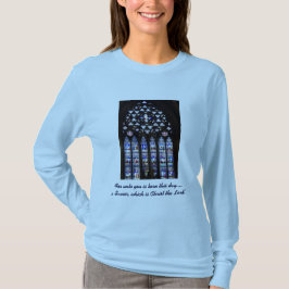 Jezus is de reden ......" Dames lange hoes T-shirt