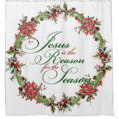 Jezus is de reden douchegordijn (Voorkant)