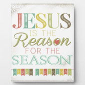 Jezus is de reden fotoplaat (Voorkant)