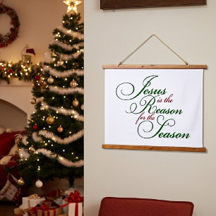 Jezus is de reden hangend wandkleed