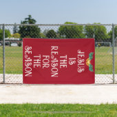 JEZUS IS DE REDEN KERSTDEUR BANNER (Insitu)