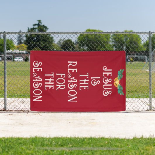 JEZUS IS DE REDEN KERSTDEUR BANNER (Insitu)