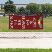 JEZUS IS DE REDEN KERSTDEUR BANNER (Insitu)