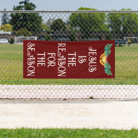 JEZUS IS DE REDEN KERSTDEUR BANNER (Insitu)