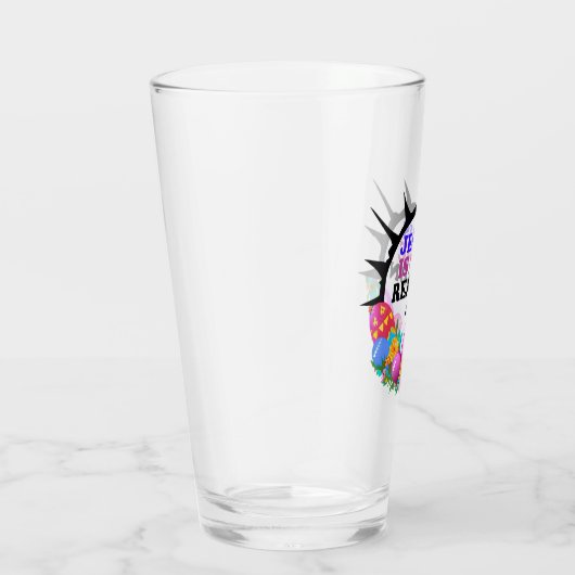 Jezus is de Reden - Pasen Wreate Glas (Rechts)