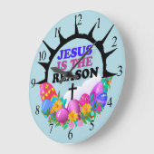 Jezus is de Reden - Pasen Wreate Grote Klok (Hoek)