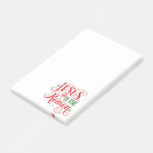 Jezus is de reden post-it® notes (Schuin)