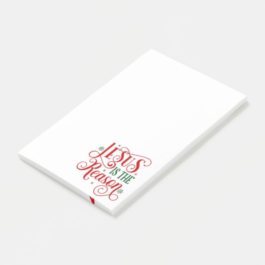 Jezus is de reden post-it® notes (Schuin)