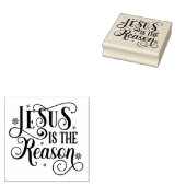 Jezus is de reden rubberstempel (Gestempeld)