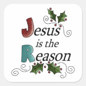 Jezus is de reden sticker (Voorkant)