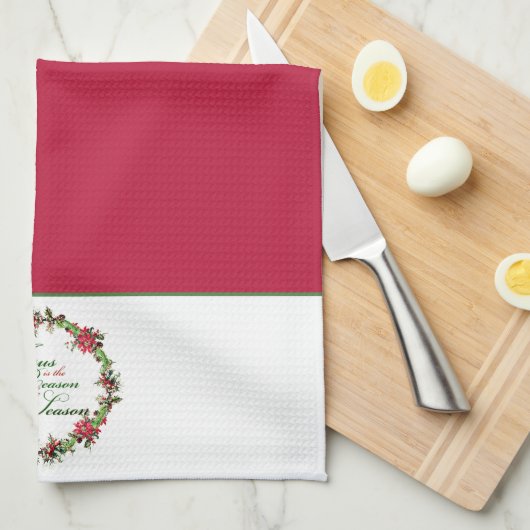 Jezus is de reden theedoek (Quarter Fold)