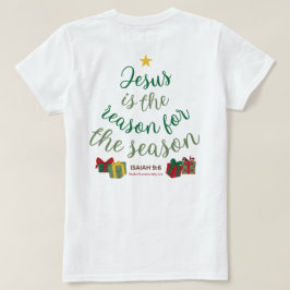 Jezus is de reden van de boom t-shirt