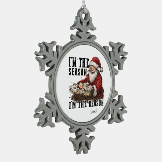 Jezus is de reden van het Ornament (Links)