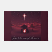 Jezus is de reden van Kerstmis Deurmat (Voorkant)