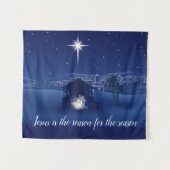 Jezus is de reden van Kerstmis Wandkleed (Voorkant (horizontaal))