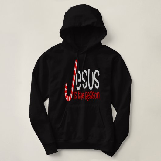 Jezus is de reden voor Christelijke kerst Hoodie (Design voorkant)