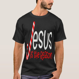 Jezus is de reden voor Christelijke kerst T-shirt
