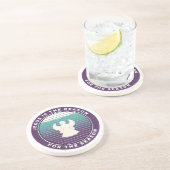 Jezus is de reden voor de kerstengel. zandsteen onderzetter (Zijkant)