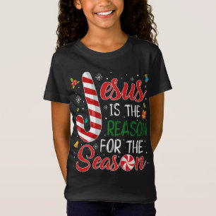 Jezus is de reden voor de kerstpajam. t-shirt