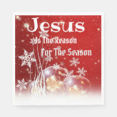 Jezus is de reden voor de krant "Season Paper Napk Servet (Voorkant)