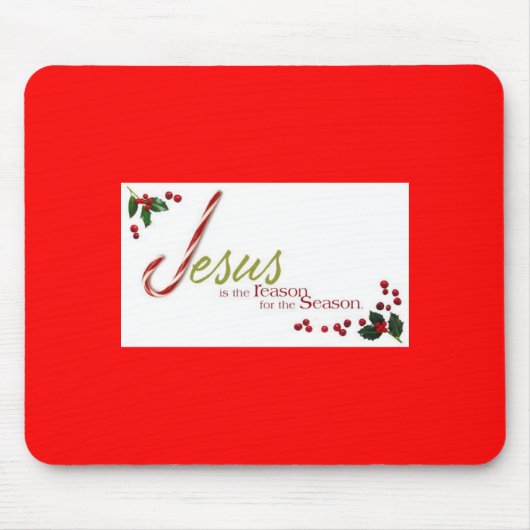 Jezus is de reden voor de Muismat van het seizoen (Voorkant)