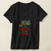 Jezus is de reden voor de saaie kerst t-shirt (Laagn)