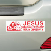 Jezus is de reden voor de season bumper sticker (Op auto)