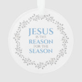 Jezus is de reden voor de Season Wreath Ornament (achterkant)
