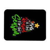 Jezus is de reden voor de seizoenboom Christelijk Magneet (Horizontaal)