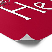 Jezus is de reden voor de Seizoenondergrondse Kuns Poster (Hoek)