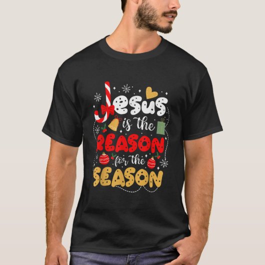 Jezus is de reden voor de zondebok Christelijk T-shirt (Voorkant)