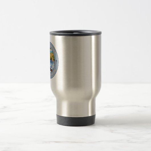 Jezus is de reden voor elk seizoen - Travel Mug Reisbeker (Center)