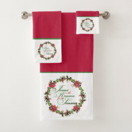 Jezus is de reden voor het badhanddoekje bad handdoek