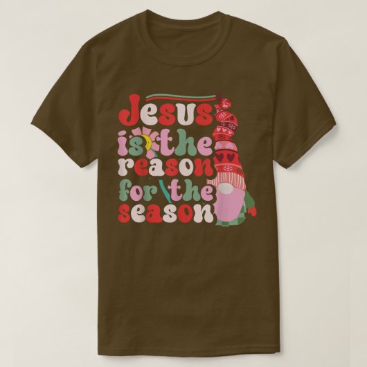 Jezus is de reden voor het Christelijke geloof van T-shirt (Design voorkant)
