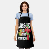 Jezus is de reden voor het Christelijke seizoen Schort (Gedragen)