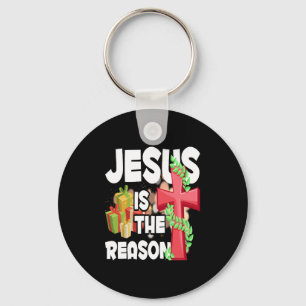 Jezus is de reden voor het Christelijke seizoen Sleutelhanger