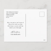 Jezus is de reden voor het kerstfeest feestdagenkaart (Achterkant)