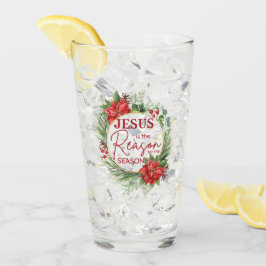 Jezus is de reden voor het kerstfeest glas