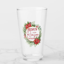 Jezus is de reden voor het kerstfeest glas